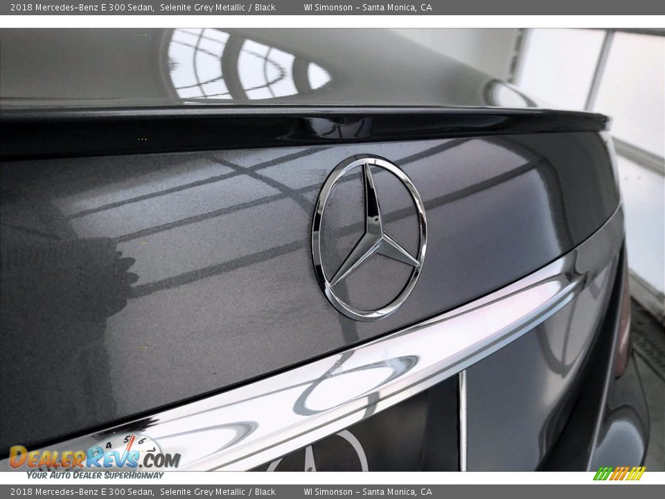 2018 Mercedes-Benz E 300 Sedan Selenite Grey Metallic / Black Photo #7