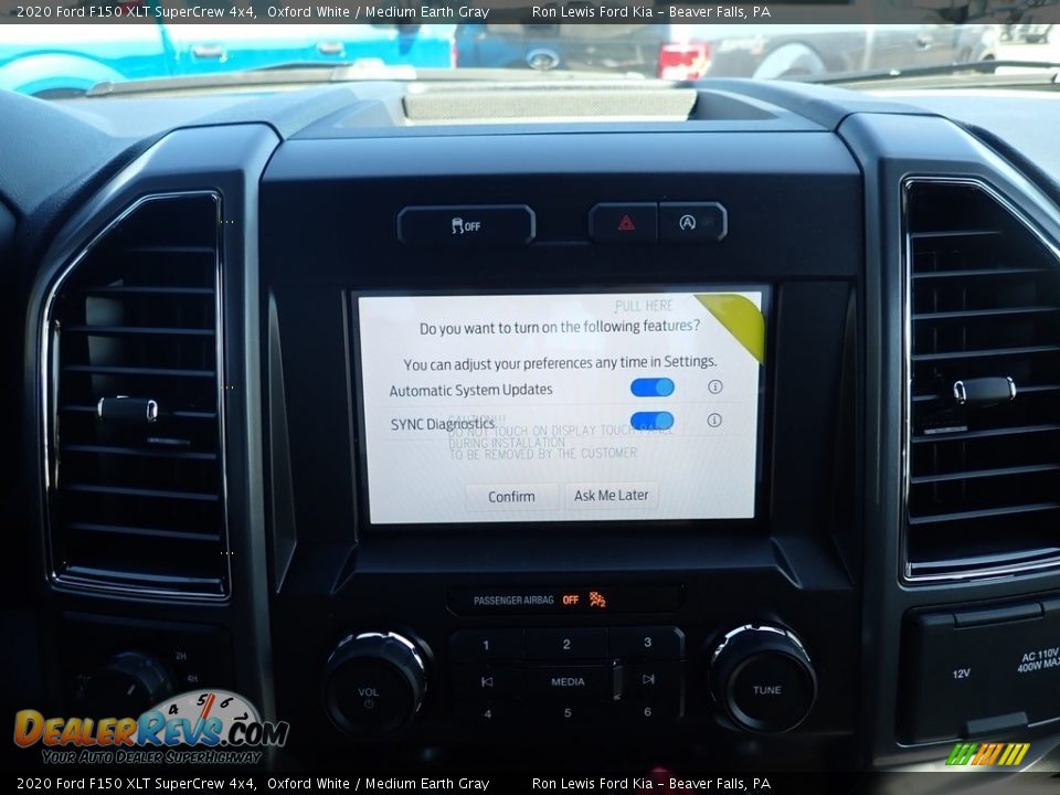 2020 Ford F150 XLT SuperCrew 4x4 Oxford White / Medium Earth Gray Photo #16