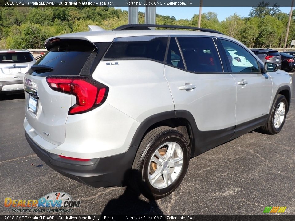 2018 GMC Terrain SLE AWD Quicksilver Metallic / ­Jet Black Photo #8