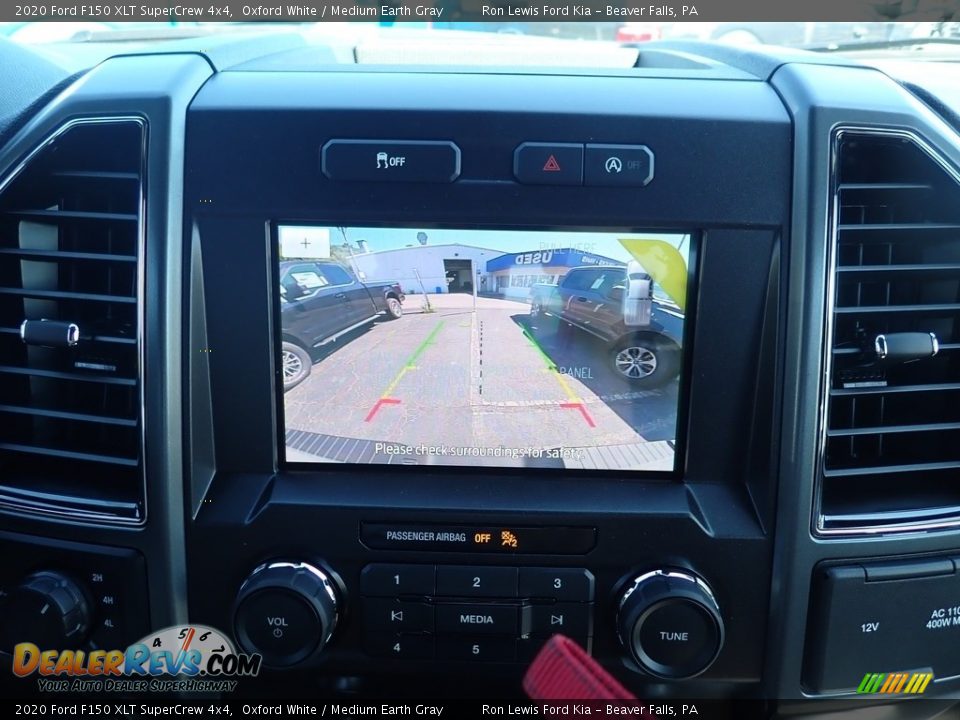 2020 Ford F150 XLT SuperCrew 4x4 Oxford White / Medium Earth Gray Photo #17