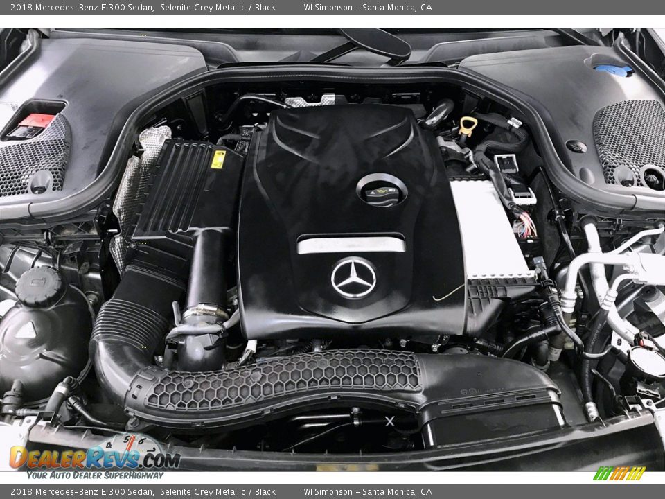 2018 Mercedes-Benz E 300 Sedan Selenite Grey Metallic / Black Photo #9