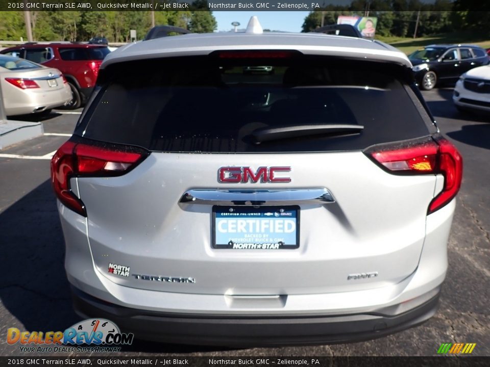 2018 GMC Terrain SLE AWD Quicksilver Metallic / ­Jet Black Photo #9