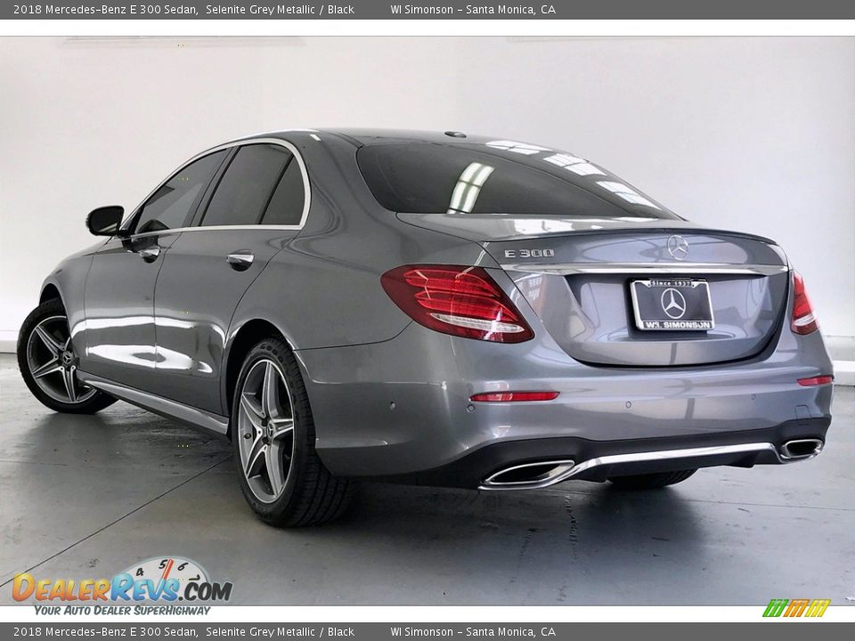 2018 Mercedes-Benz E 300 Sedan Selenite Grey Metallic / Black Photo #10