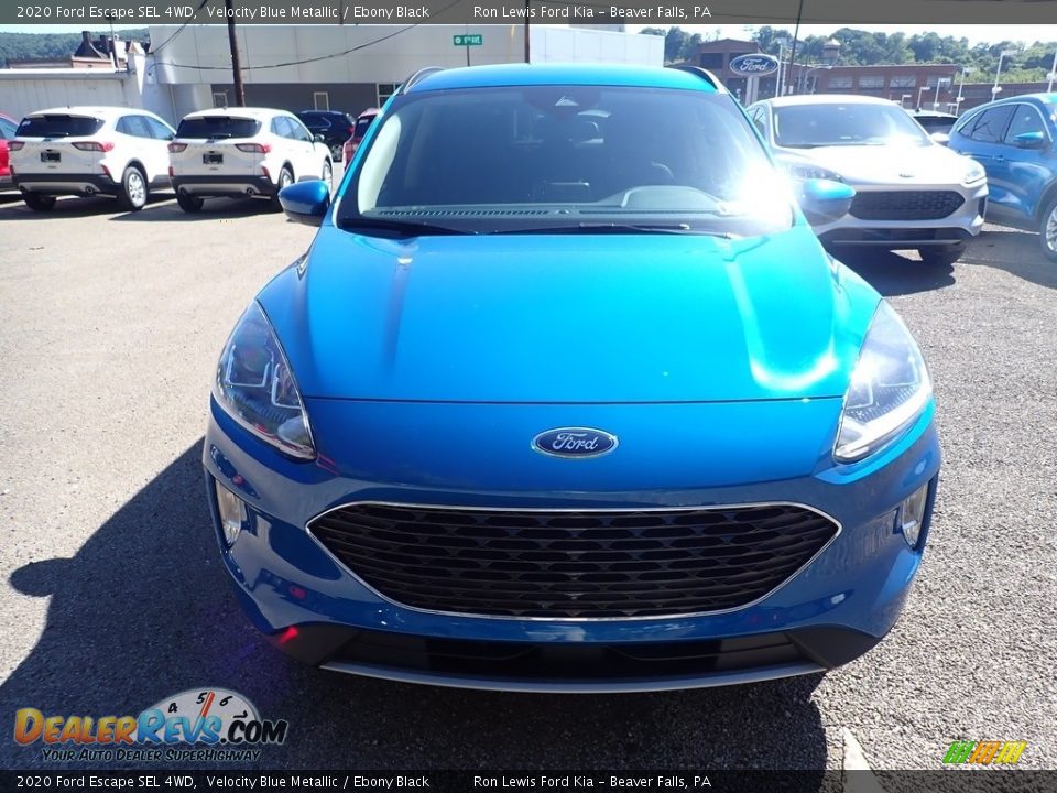 2020 Ford Escape SEL 4WD Velocity Blue Metallic / Ebony Black Photo #4