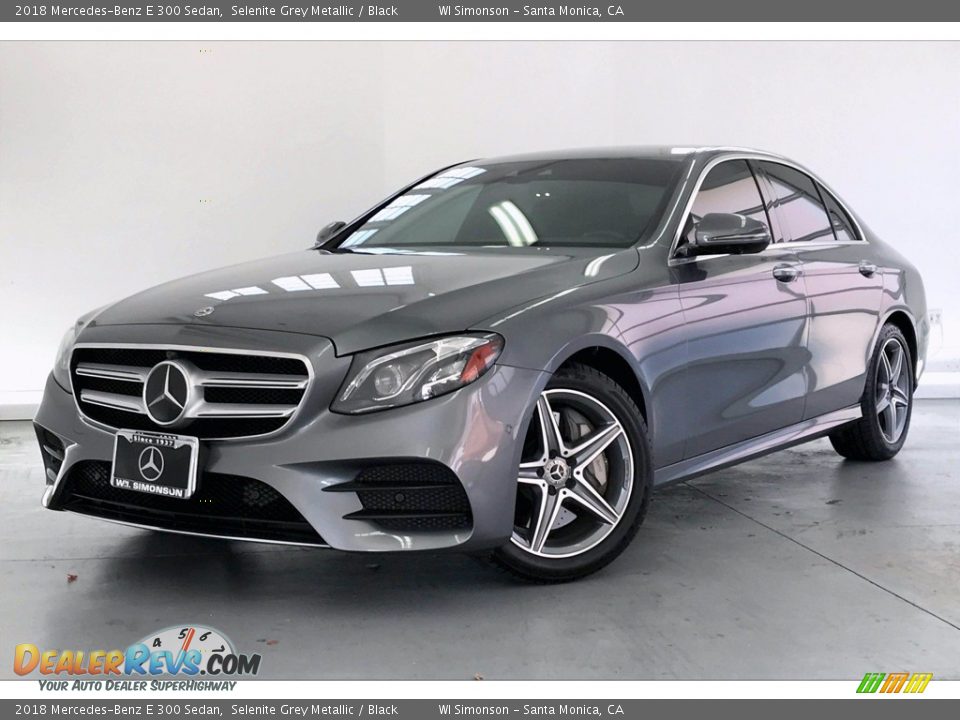 2018 Mercedes-Benz E 300 Sedan Selenite Grey Metallic / Black Photo #12