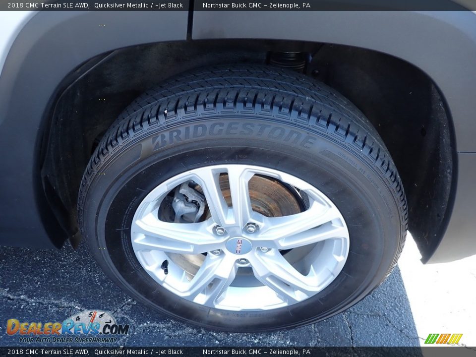 2018 GMC Terrain SLE AWD Quicksilver Metallic / ­Jet Black Photo #13