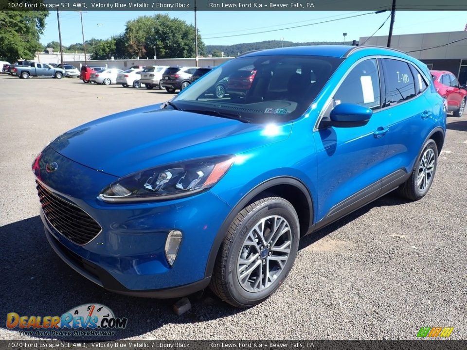 2020 Ford Escape SEL 4WD Velocity Blue Metallic / Ebony Black Photo #5