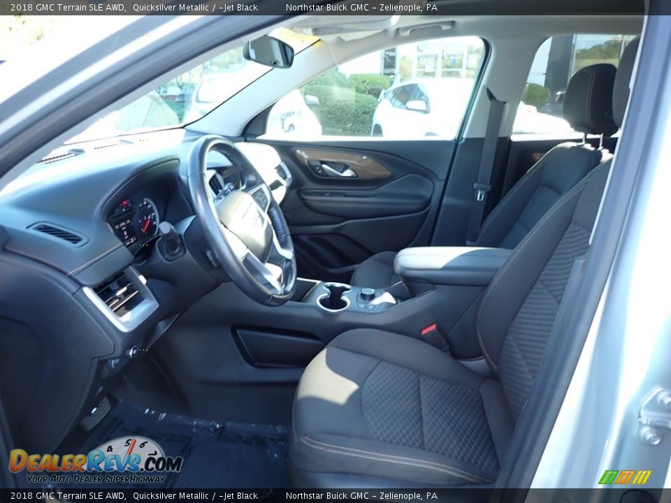 2018 GMC Terrain SLE AWD Quicksilver Metallic / ­Jet Black Photo #18