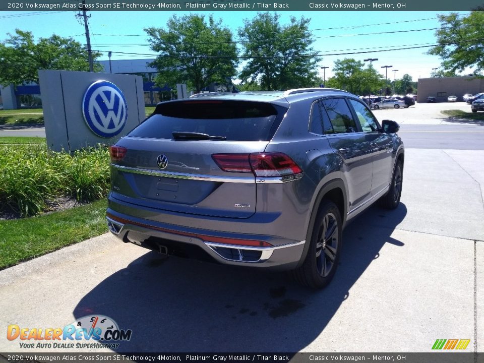 2020 Volkswagen Atlas Cross Sport SE Technology 4Motion Platinum Gray Metallic / Titan Black Photo #2