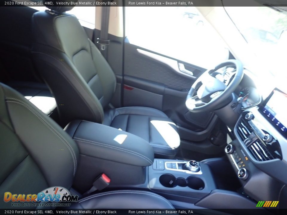 2020 Ford Escape SEL 4WD Velocity Blue Metallic / Ebony Black Photo #12