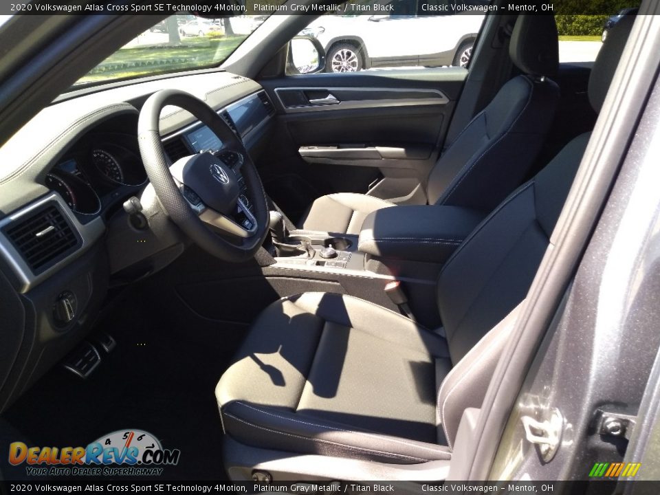 2020 Volkswagen Atlas Cross Sport SE Technology 4Motion Platinum Gray Metallic / Titan Black Photo #4