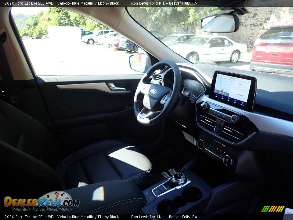 2020 Ford Escape SEL 4WD Velocity Blue Metallic / Ebony Black Photo #13