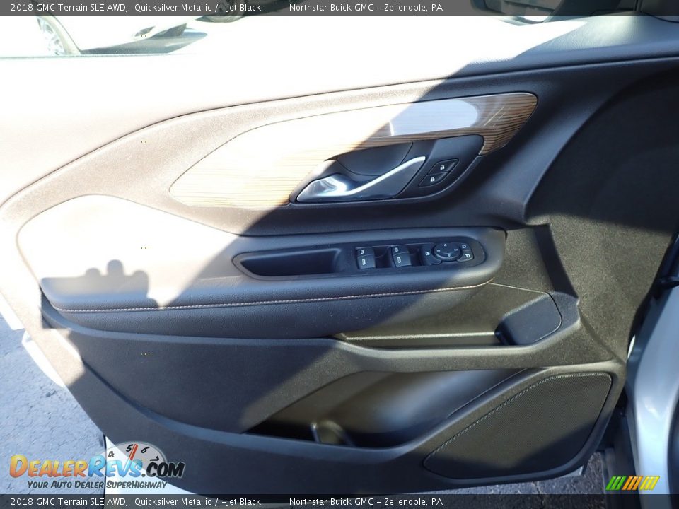 2018 GMC Terrain SLE AWD Quicksilver Metallic / ­Jet Black Photo #22