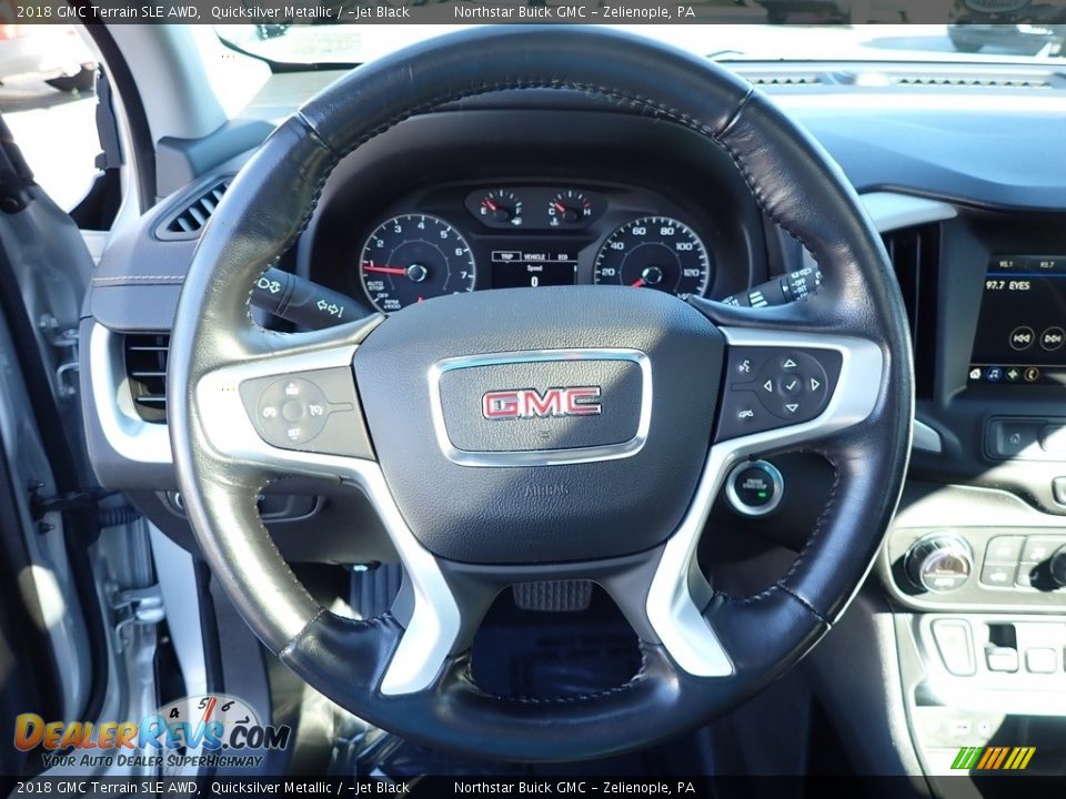 2018 GMC Terrain SLE AWD Quicksilver Metallic / ­Jet Black Photo #23