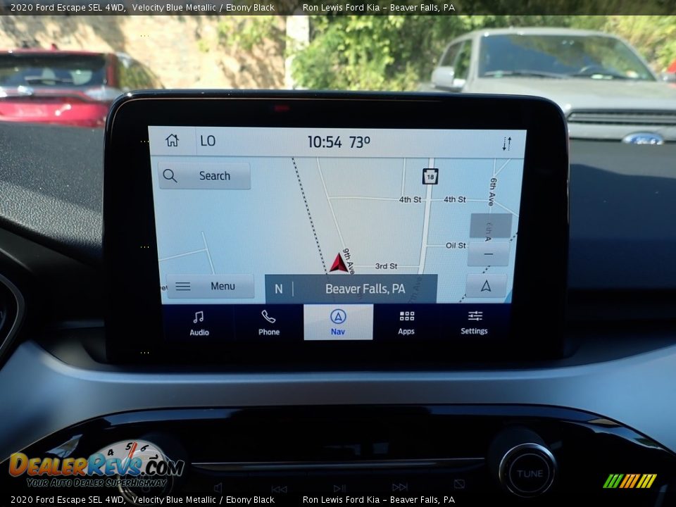 2020 Ford Escape SEL 4WD Velocity Blue Metallic / Ebony Black Photo #17