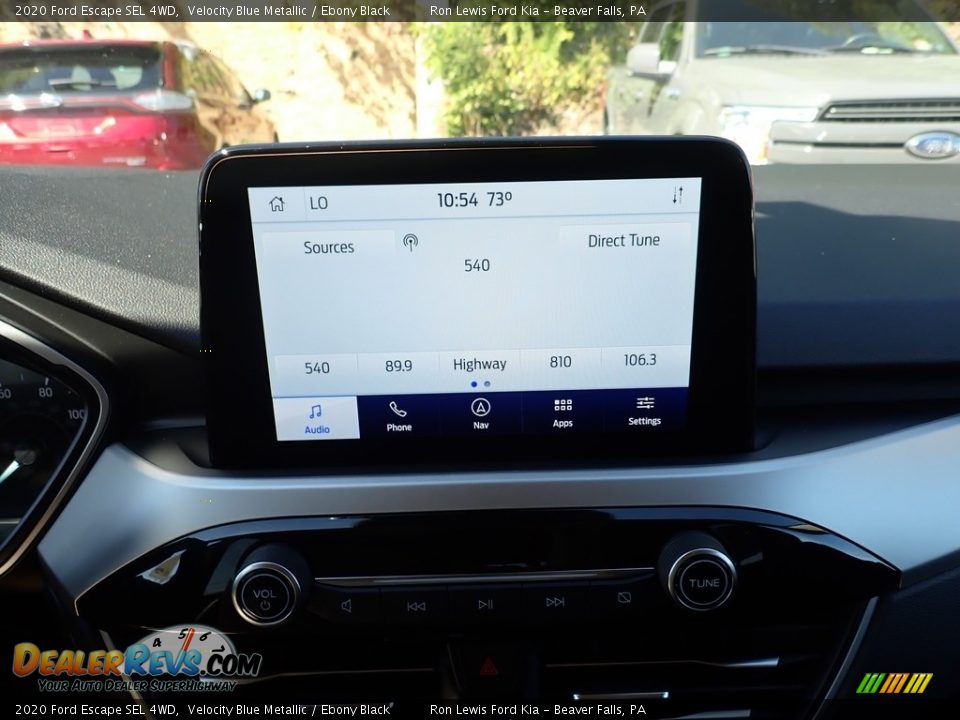 2020 Ford Escape SEL 4WD Velocity Blue Metallic / Ebony Black Photo #18