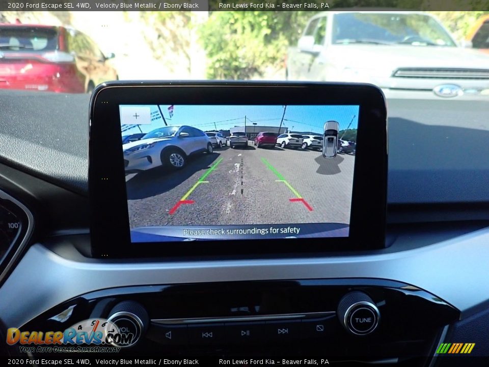 2020 Ford Escape SEL 4WD Velocity Blue Metallic / Ebony Black Photo #19