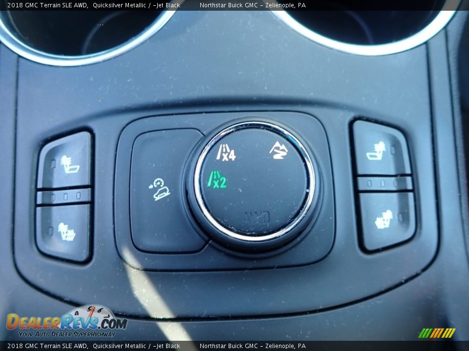 2018 GMC Terrain SLE AWD Quicksilver Metallic / ­Jet Black Photo #27