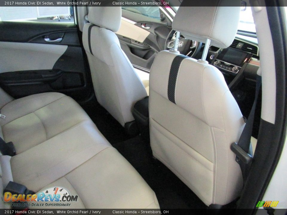 Rear Seat of 2017 Honda Civic EX Sedan Photo #19