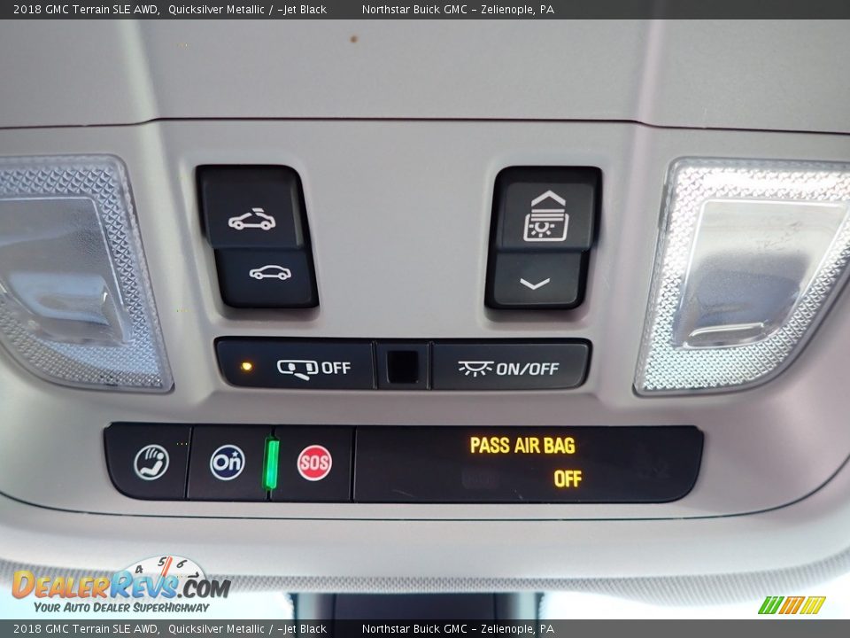 2018 GMC Terrain SLE AWD Quicksilver Metallic / ­Jet Black Photo #28