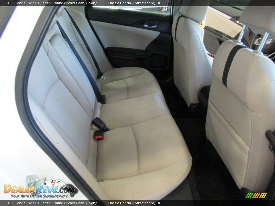 Rear Seat of 2017 Honda Civic EX Sedan Photo #20