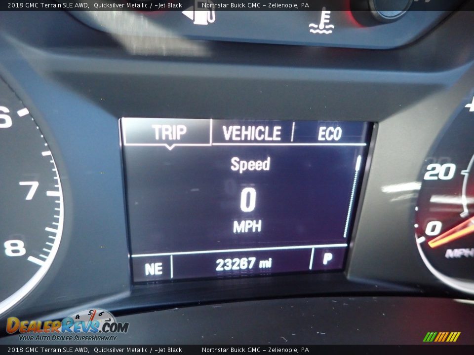 2018 GMC Terrain SLE AWD Quicksilver Metallic / ­Jet Black Photo #30