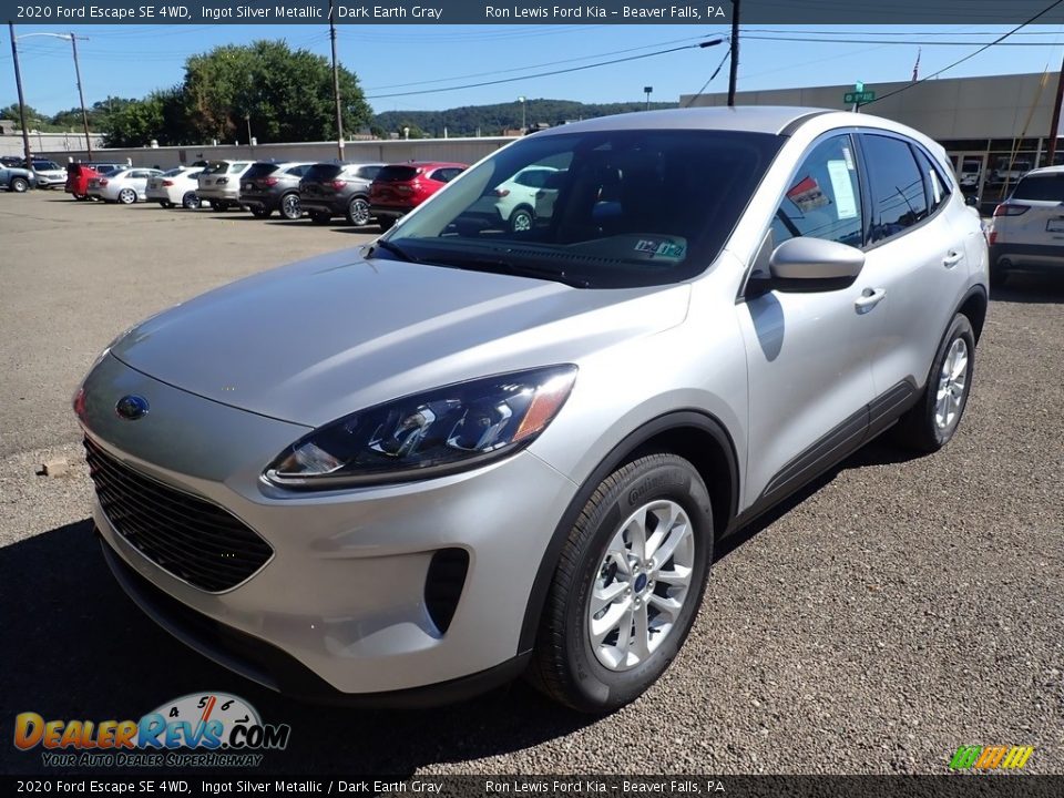 2020 Ford Escape SE 4WD Ingot Silver Metallic / Dark Earth Gray Photo #5