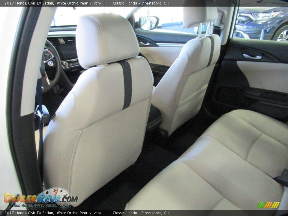 Rear Seat of 2017 Honda Civic EX Sedan Photo #24