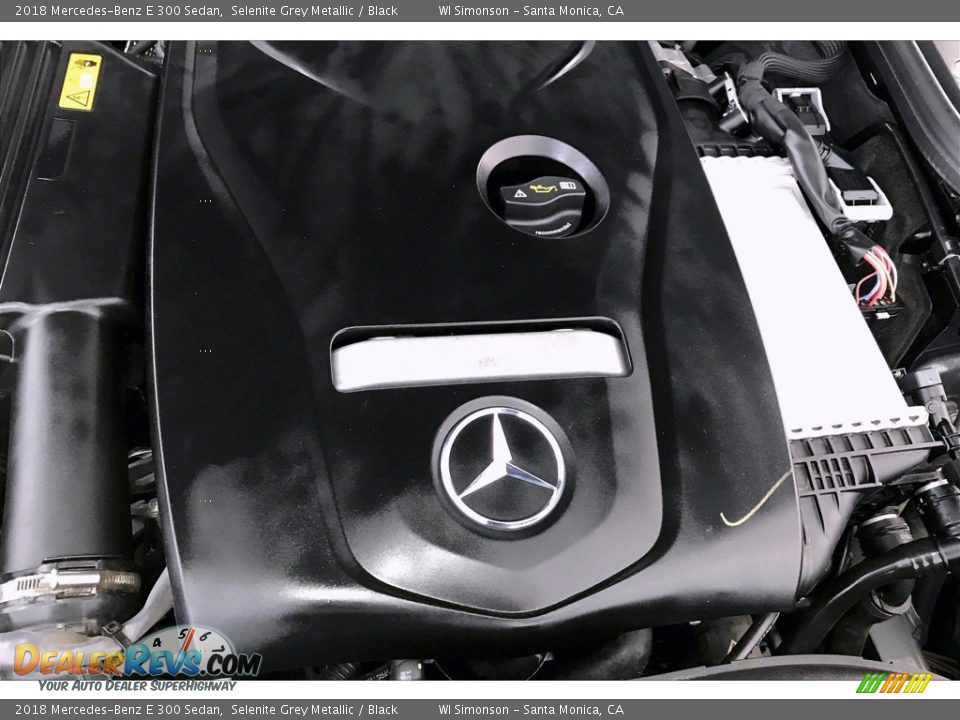 2018 Mercedes-Benz E 300 Sedan Selenite Grey Metallic / Black Photo #31
