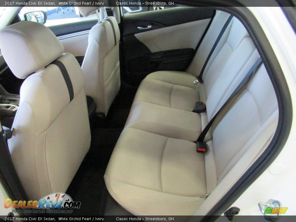 Rear Seat of 2017 Honda Civic EX Sedan Photo #25