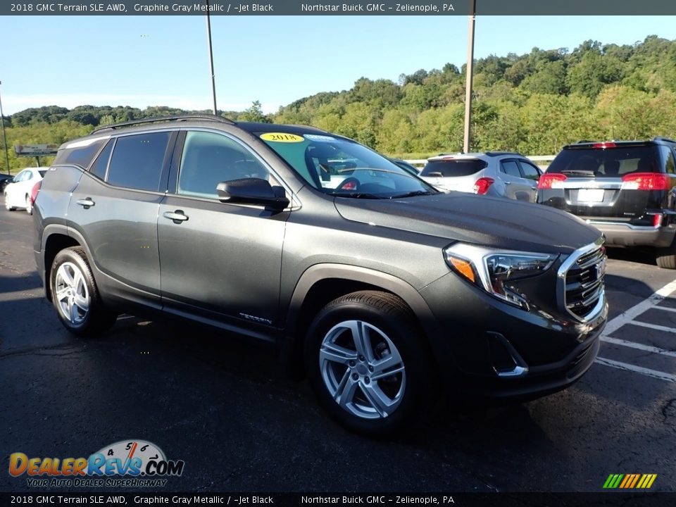 2018 GMC Terrain SLE AWD Graphite Gray Metallic / ­Jet Black Photo #4