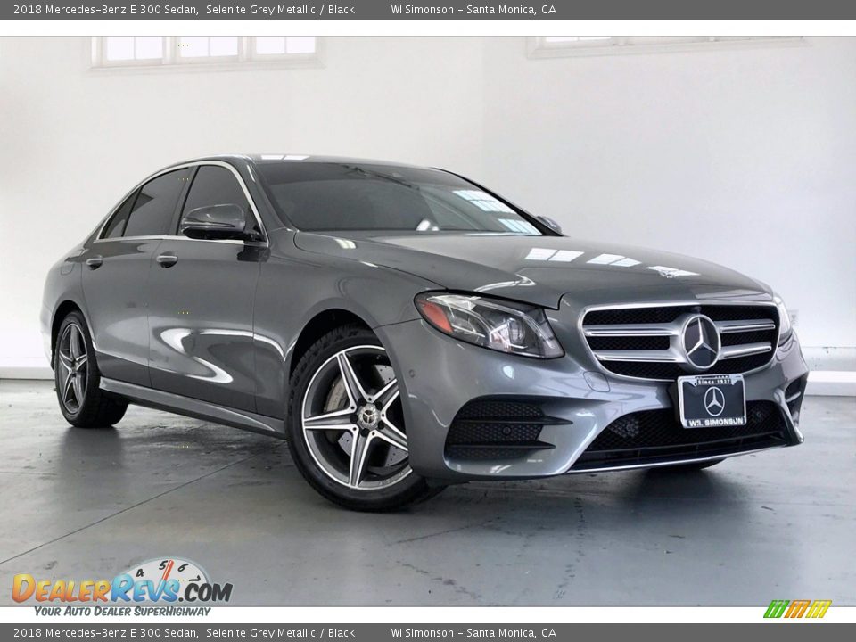 2018 Mercedes-Benz E 300 Sedan Selenite Grey Metallic / Black Photo #34