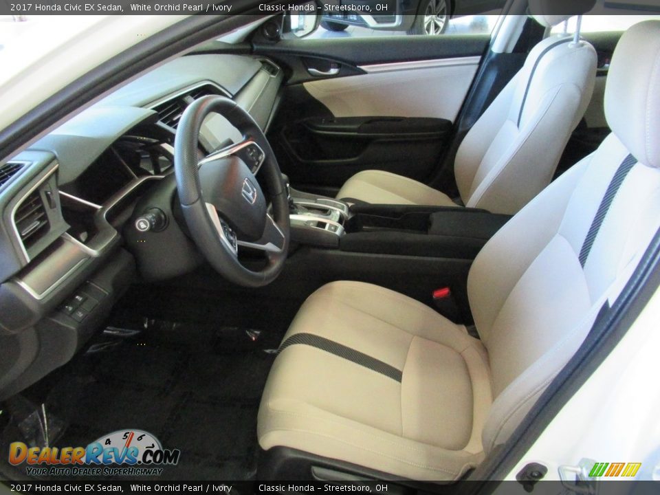 Front Seat of 2017 Honda Civic EX Sedan Photo #28