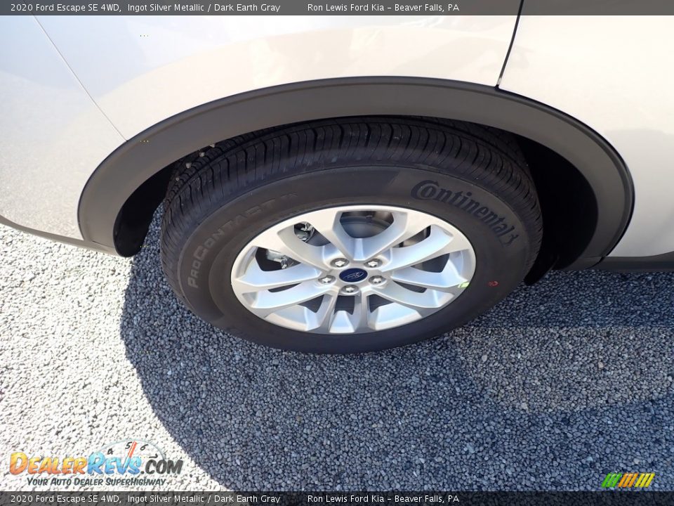 2020 Ford Escape SE 4WD Ingot Silver Metallic / Dark Earth Gray Photo #10