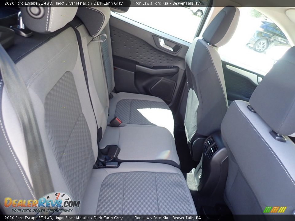 2020 Ford Escape SE 4WD Ingot Silver Metallic / Dark Earth Gray Photo #11