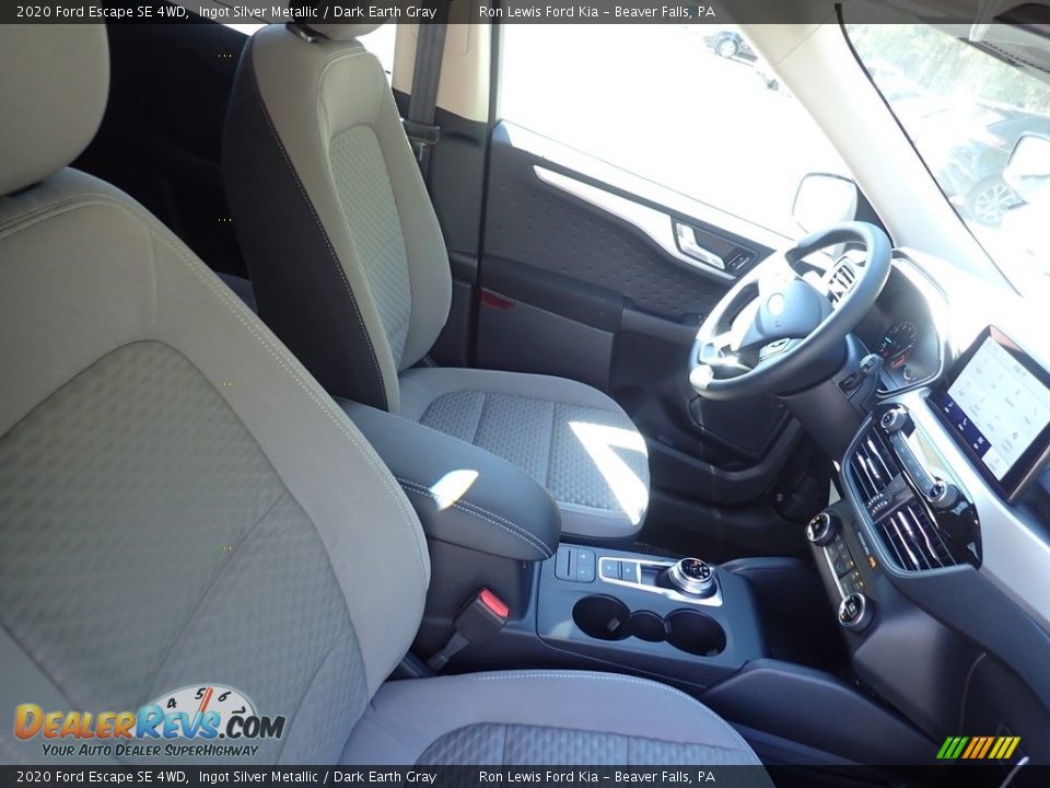 2020 Ford Escape SE 4WD Ingot Silver Metallic / Dark Earth Gray Photo #12