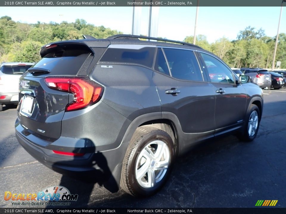 2018 GMC Terrain SLE AWD Graphite Gray Metallic / ­Jet Black Photo #9