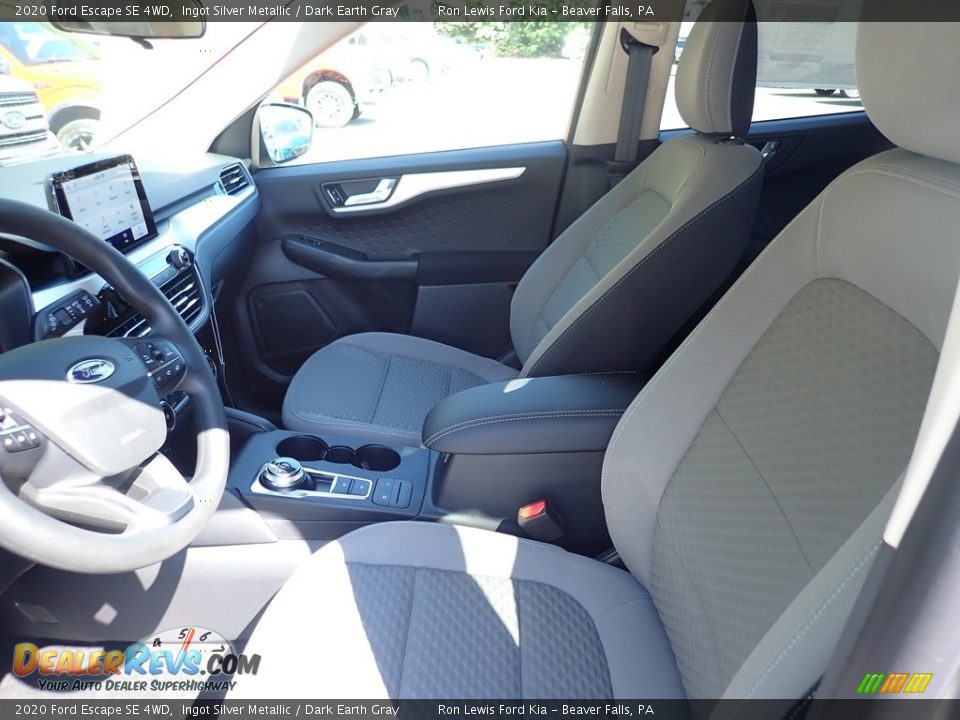 2020 Ford Escape SE 4WD Ingot Silver Metallic / Dark Earth Gray Photo #14