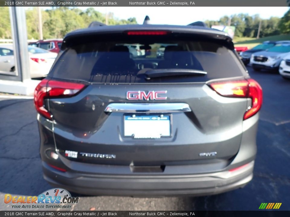 2018 GMC Terrain SLE AWD Graphite Gray Metallic / ­Jet Black Photo #10