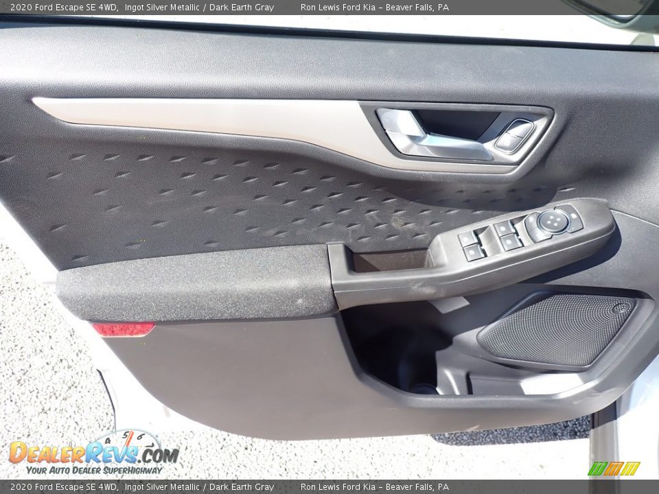 2020 Ford Escape SE 4WD Ingot Silver Metallic / Dark Earth Gray Photo #15