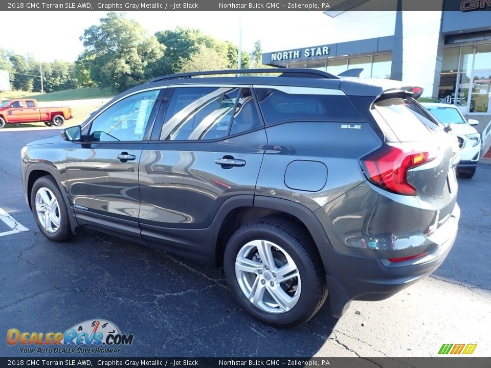 2018 GMC Terrain SLE AWD Graphite Gray Metallic / ­Jet Black Photo #12