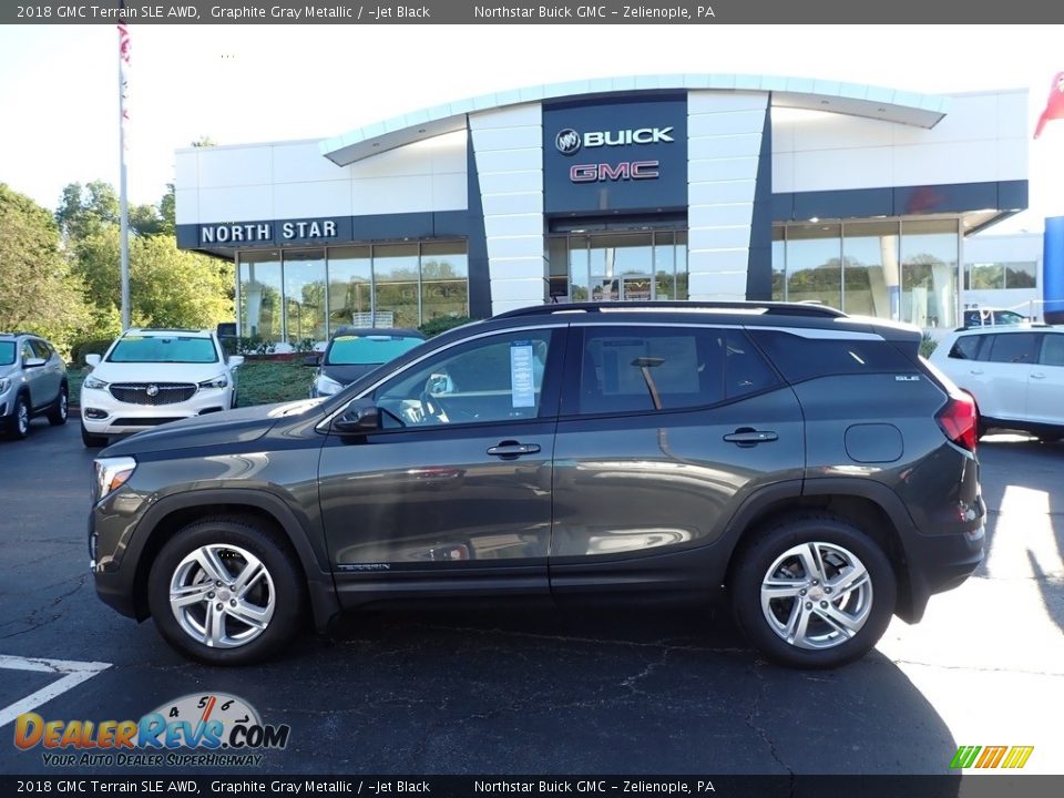 2018 GMC Terrain SLE AWD Graphite Gray Metallic / ­Jet Black Photo #13