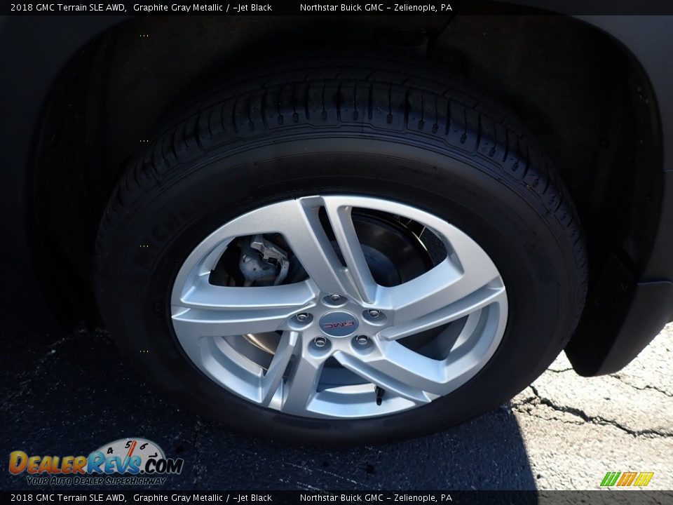 2018 GMC Terrain SLE AWD Graphite Gray Metallic / ­Jet Black Photo #14