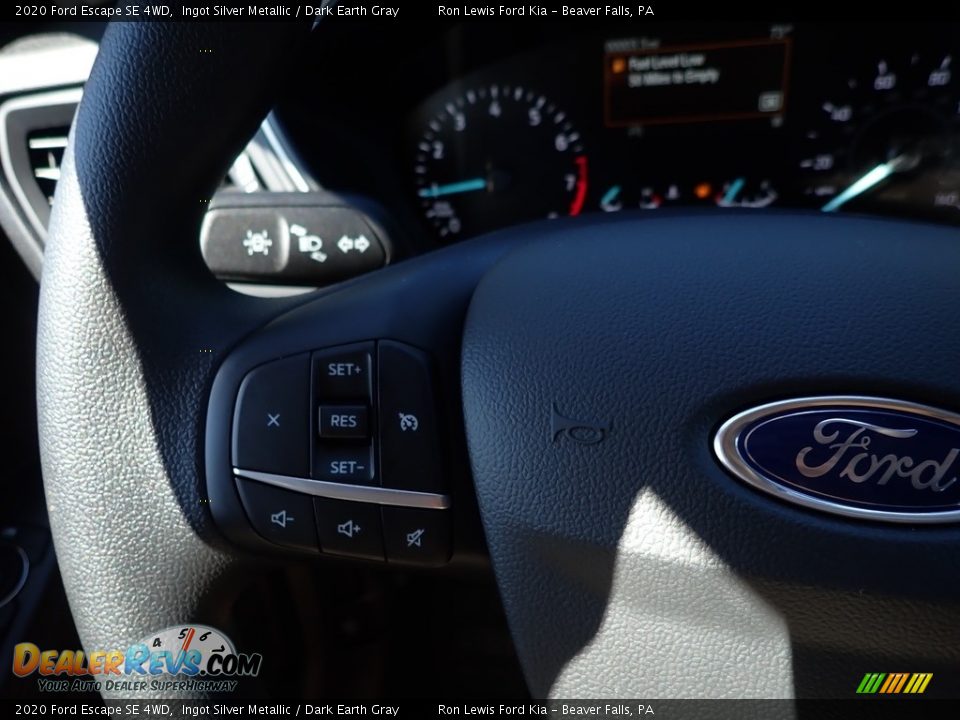 2020 Ford Escape SE 4WD Ingot Silver Metallic / Dark Earth Gray Photo #20