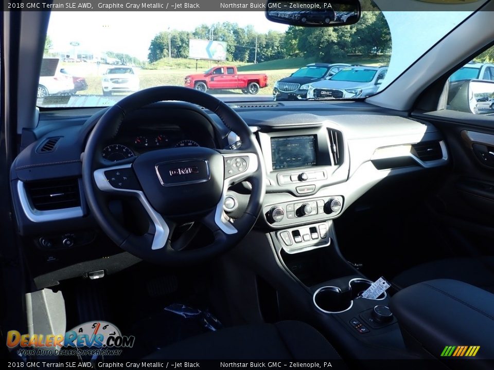 2018 GMC Terrain SLE AWD Graphite Gray Metallic / ­Jet Black Photo #19