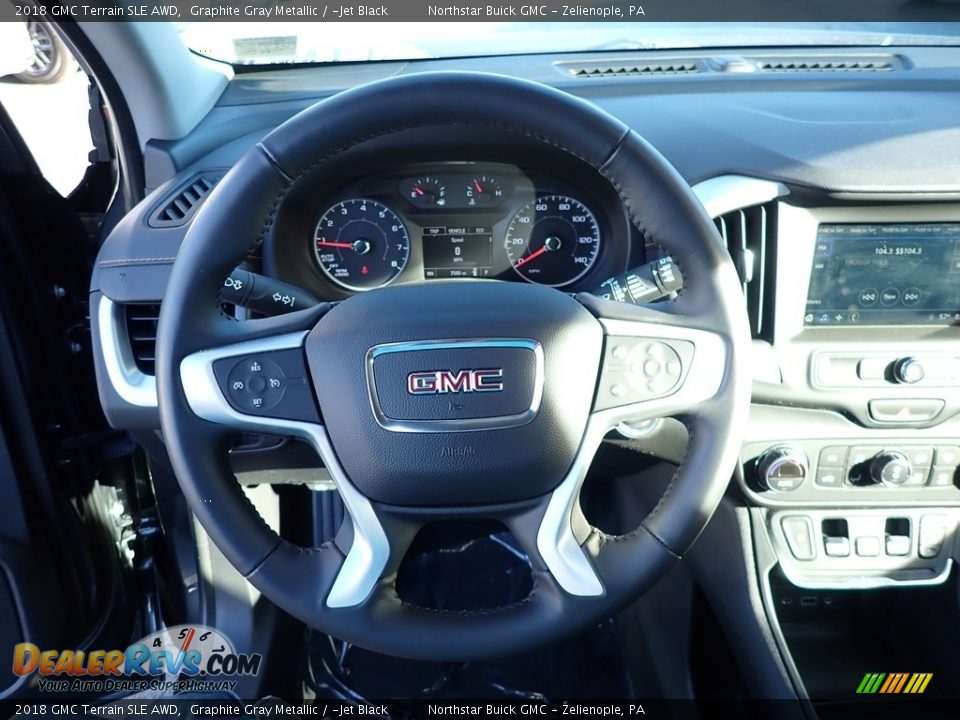 2018 GMC Terrain SLE AWD Graphite Gray Metallic / ­Jet Black Photo #23
