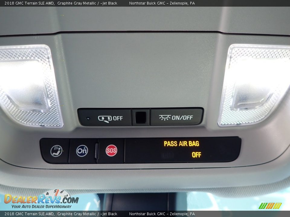 2018 GMC Terrain SLE AWD Graphite Gray Metallic / ­Jet Black Photo #25