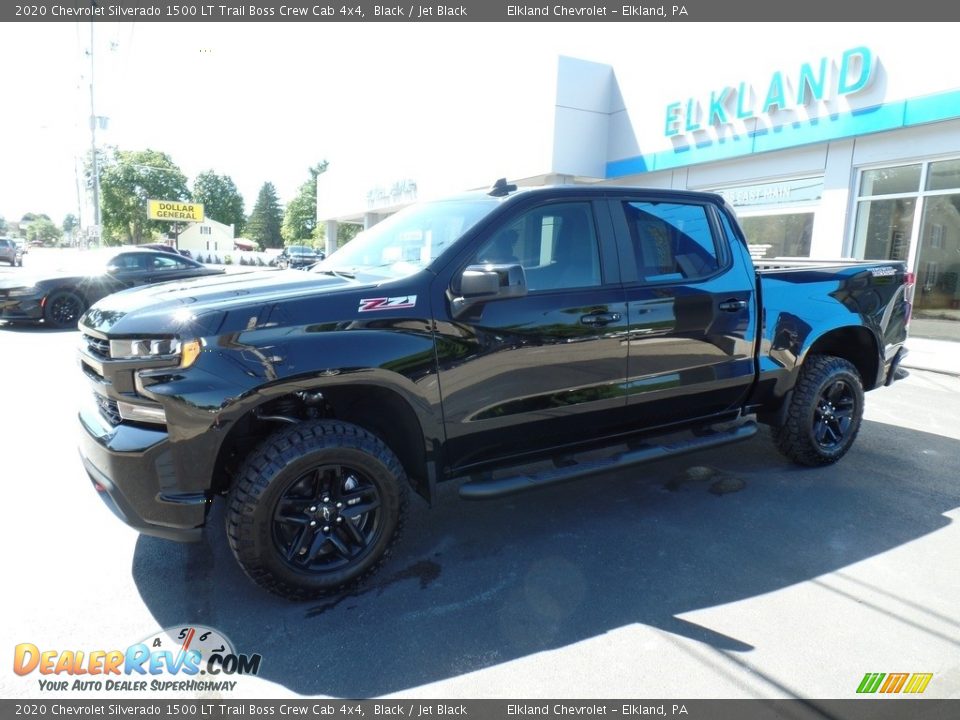 2020 Chevrolet Silverado 1500 LT Trail Boss Crew Cab 4x4 Black / Jet Black Photo #1