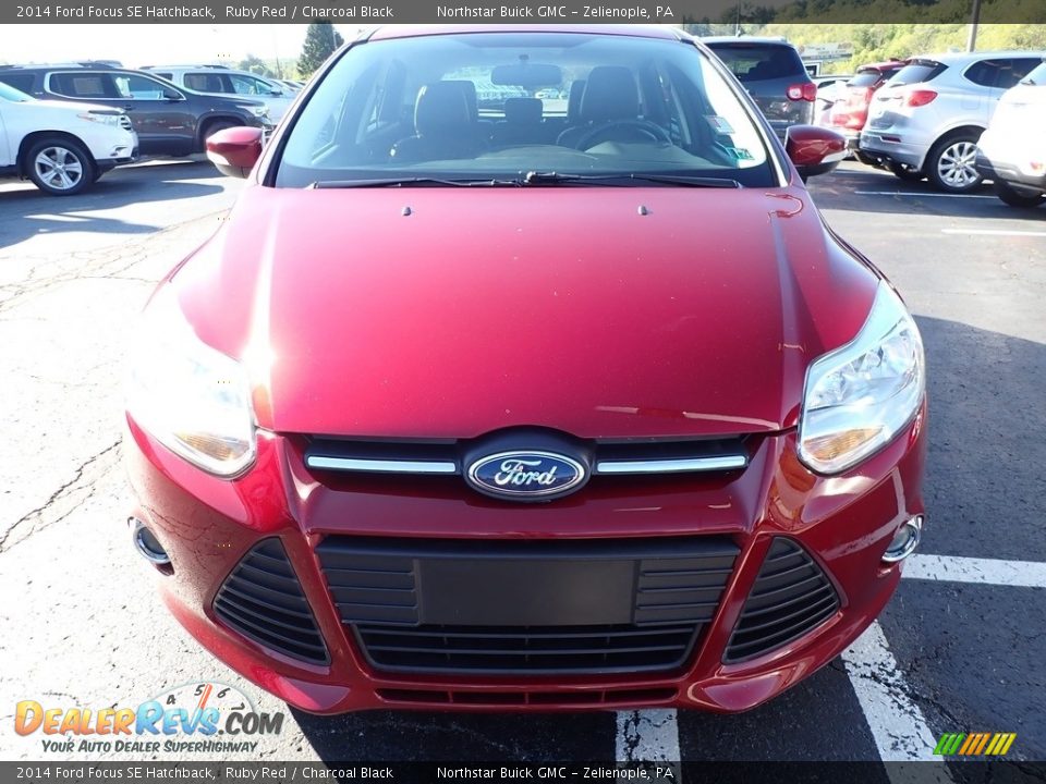 2014 Ford Focus SE Hatchback Ruby Red / Charcoal Black Photo #3