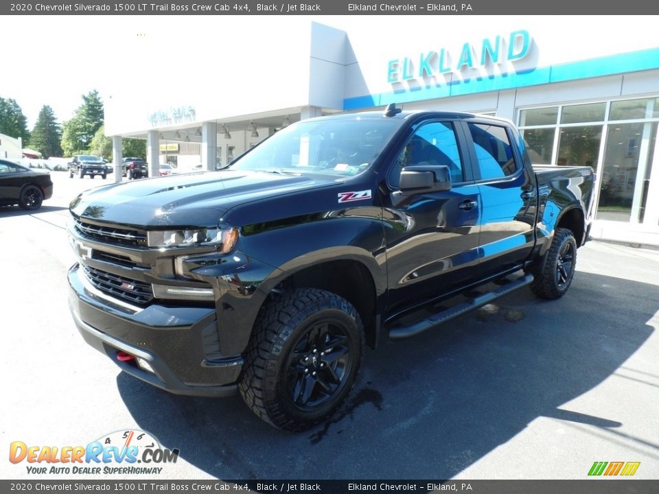2020 Chevrolet Silverado 1500 LT Trail Boss Crew Cab 4x4 Black / Jet Black Photo #2